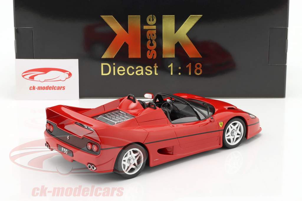 Ferrari F50 convertible Año de construcción 1995 rojo 1:18 KK-Scale