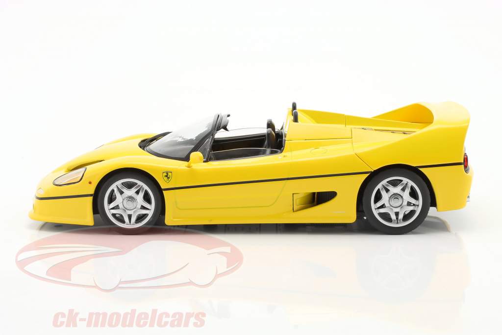 Ferrari F50 Cabrio Année de construction 1995 jaune 1:18 KK-Scale
