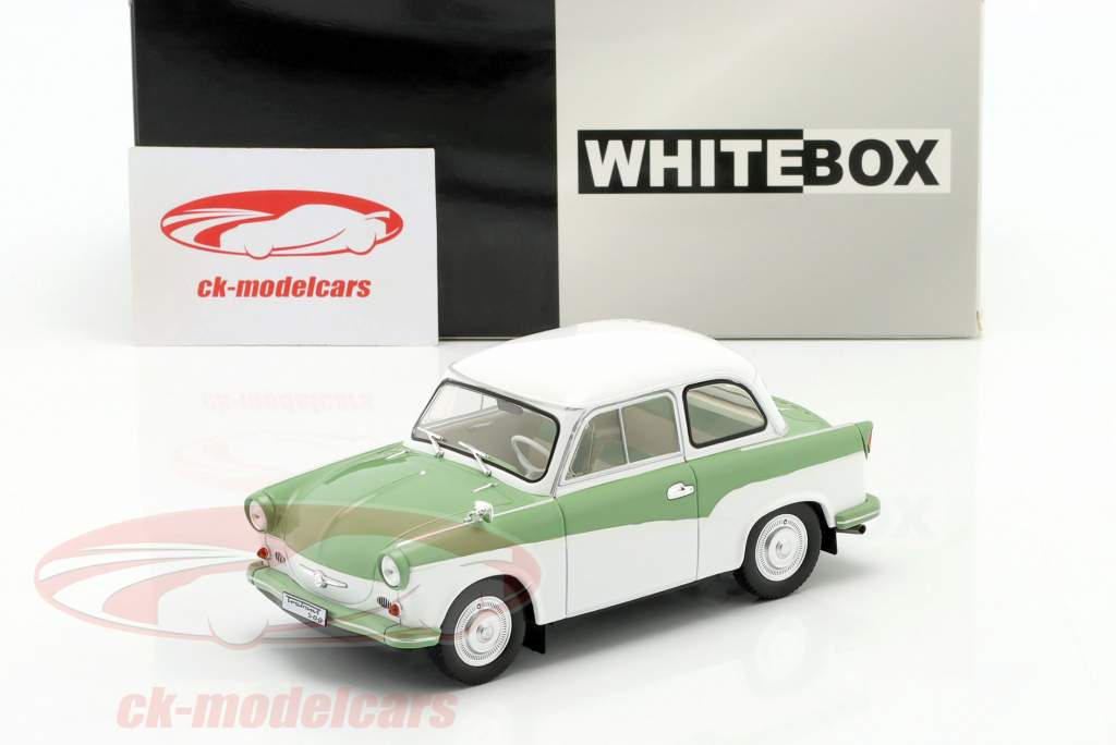 Trabant P 50 green / white 1:24 WhiteBox
