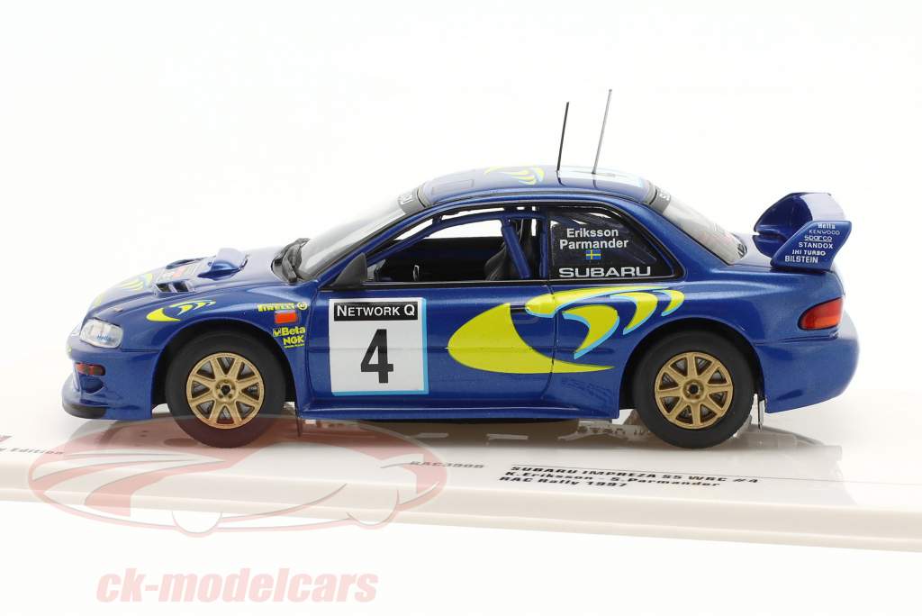 Subaru Impreza S5 WRC #4 RAC rally 1997 Eriksson, Parmander 1:43 Ixo
