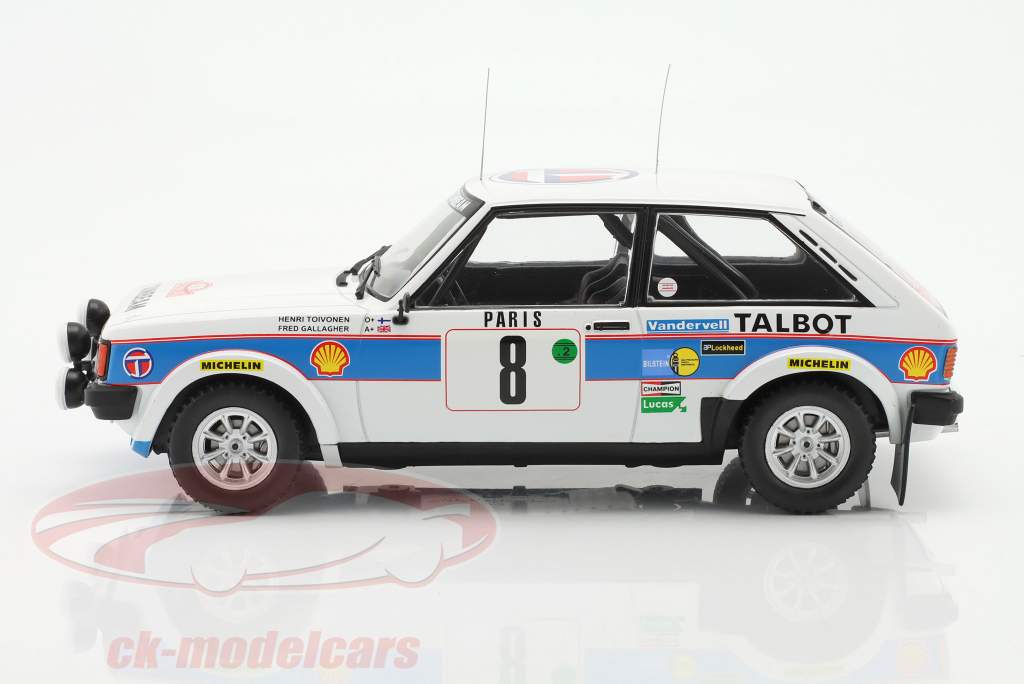Talbot Sunbeam Lotus #8 Rallye Monte-Carlo 1981 Toivonen, Gallagher 1:18 Ixo