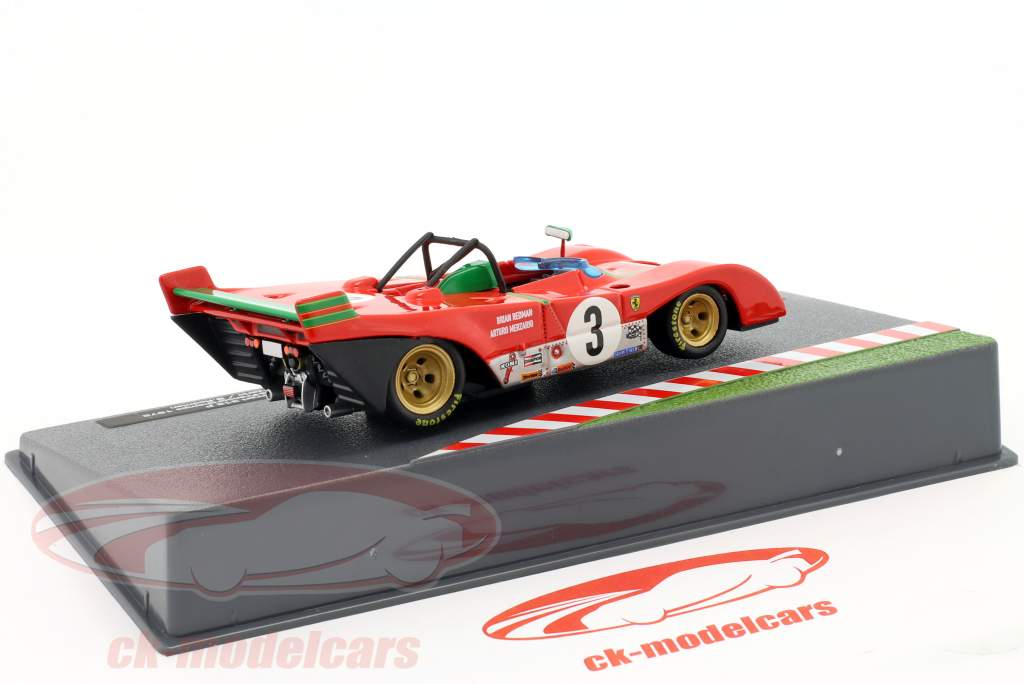 Ferrari 312 PB #3 vinder 24h Spa 1972 Redman, Merzario 1:43 Altaya