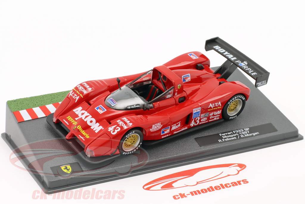 Ferrari F333 SP #43 勝者 Mosport 1997 R. Fellows, R. Morgan 1:43 Altaya