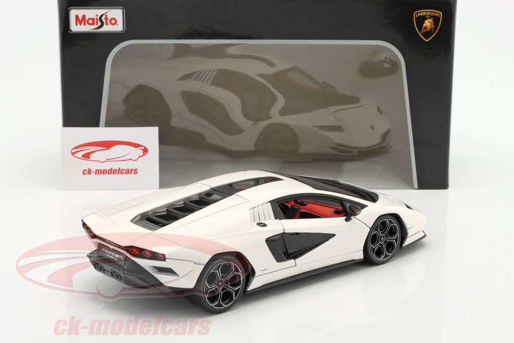 Lamborghini Countach LPI 800-4 Baujahr 2022 weiß 1:18 Maisto