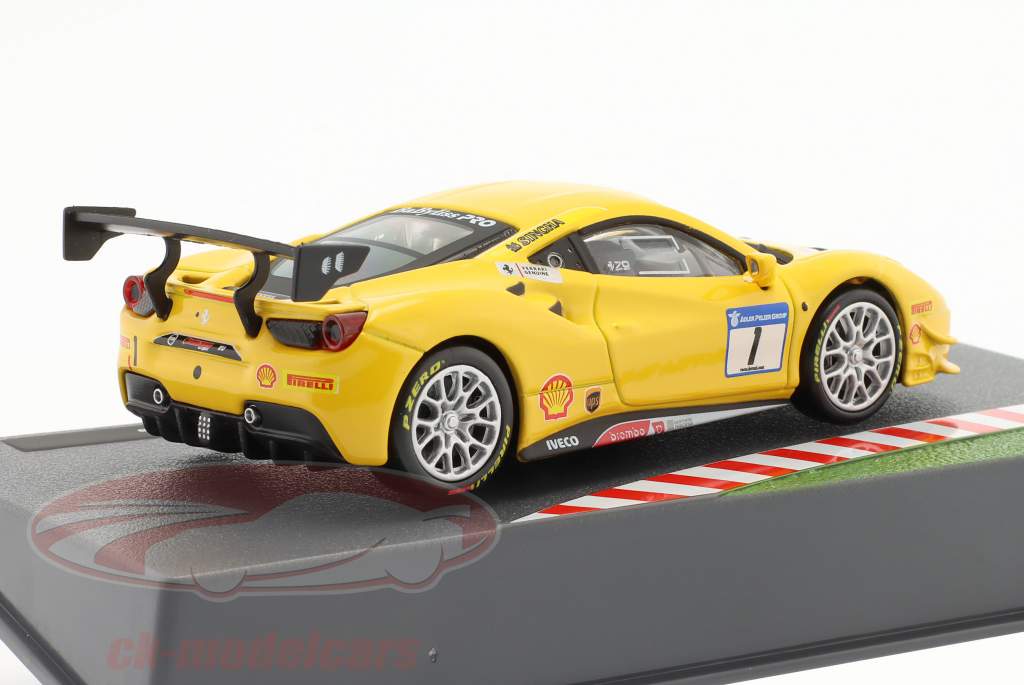 Ferrari 488 Challenge #1 yellow 1:43 Altaya