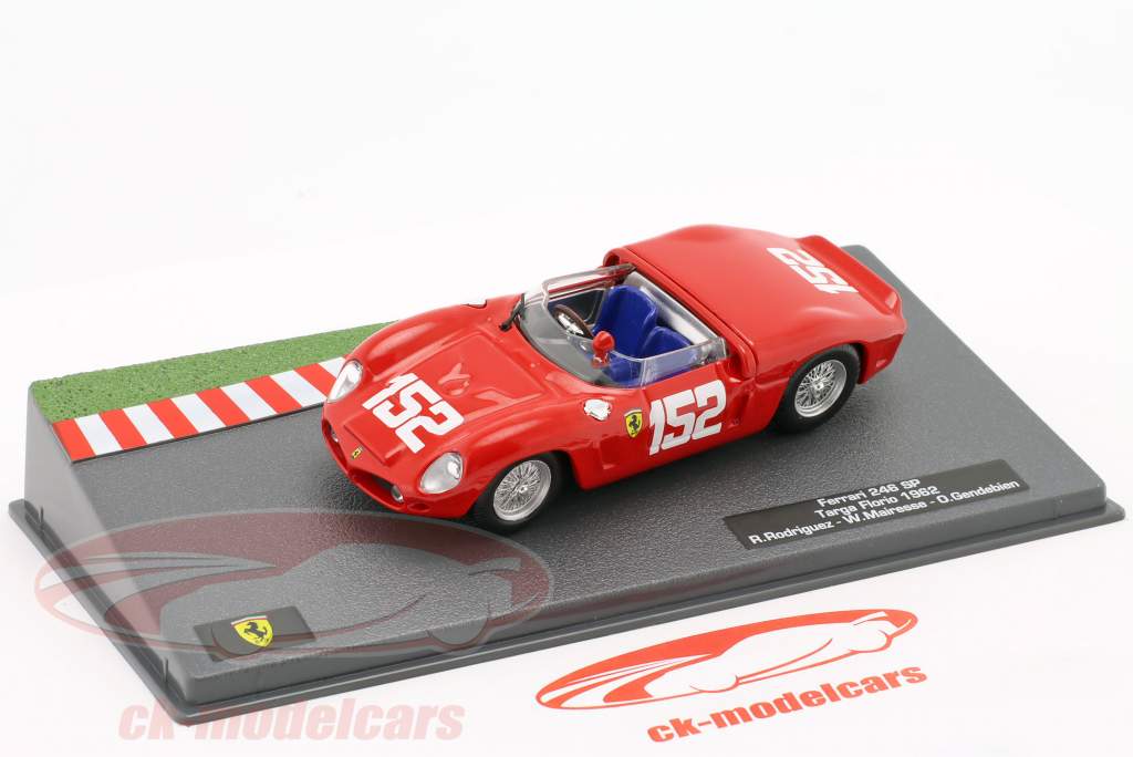 Ferrari 246 SP #152 优胜者 Targa Florio 1962 SEFAC Ferrari 1:43 Altaya