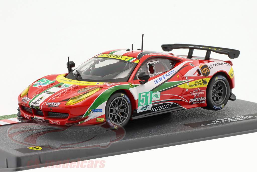 Ferrari 458 Italia GT2 #51 gagnant LMGTE Pro 24h LeMans 2014 AF Corse 1:43 Altaya