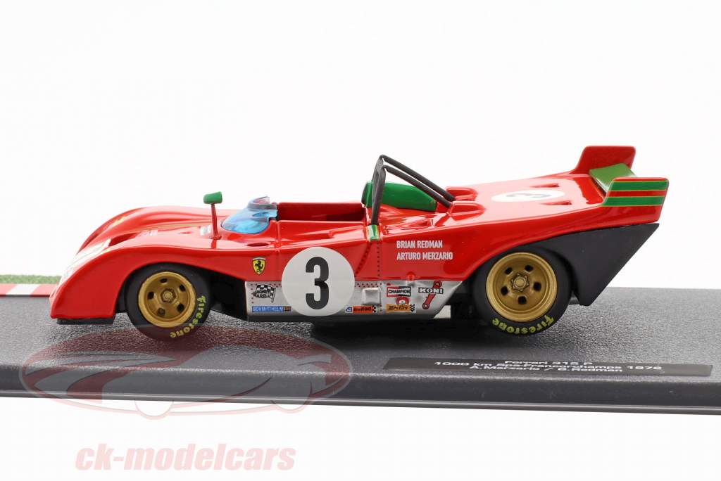 Ferrari 312 PB #3 勝者 24h Spa 1972 Redman, Merzario 1:43 Altaya