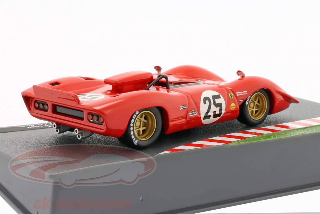 Ferrari 312 P #25 2nd 12h Sebring 1969 Andretti, Amon 1:43 Altaya