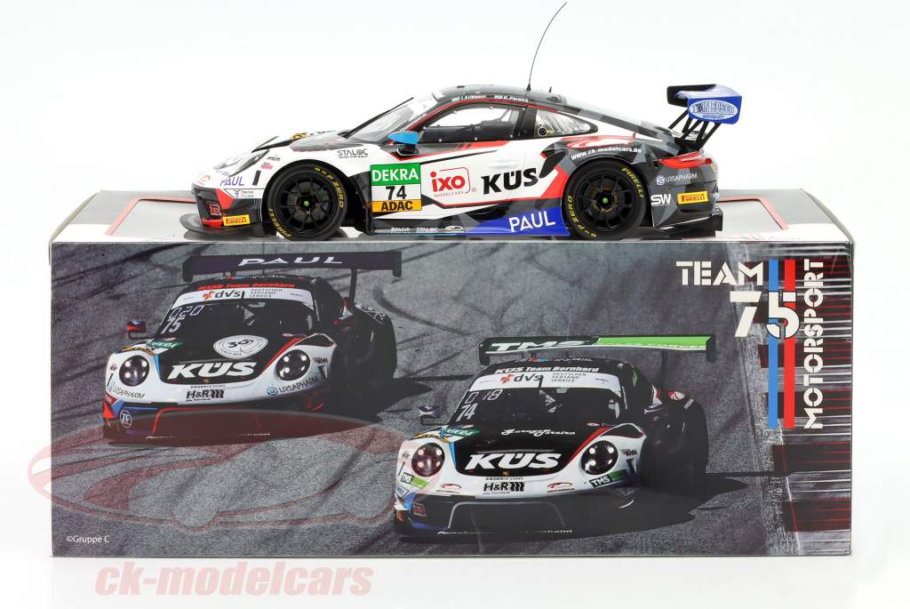 Porsche 911 GT3 R #74 ADAC GT Masters 2021 Team75 Pereira, Eriksson 1:18 Ixo