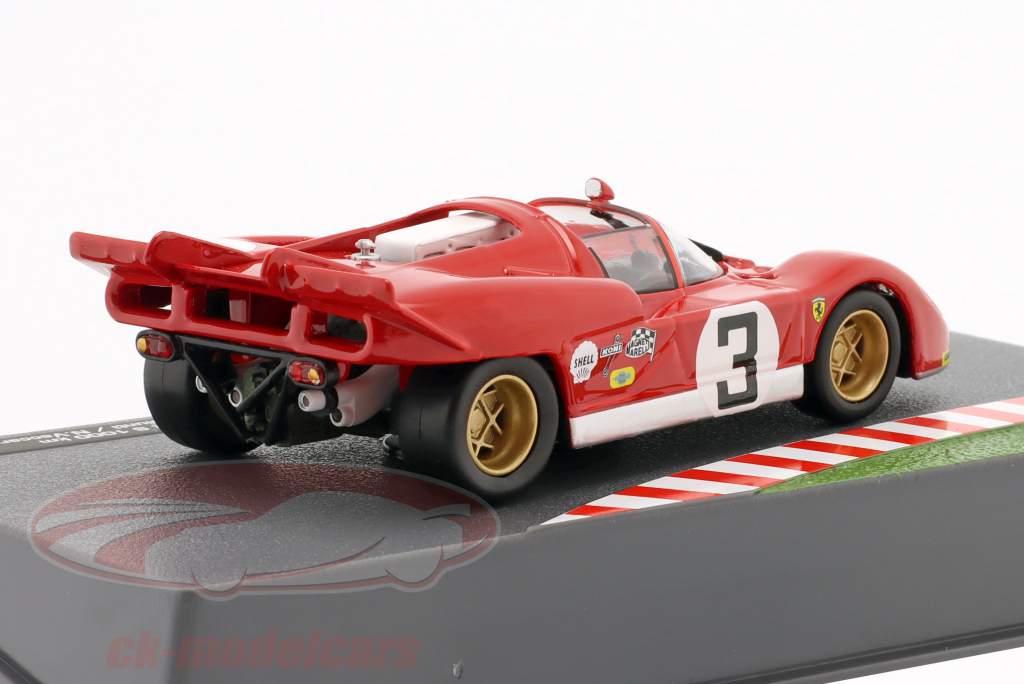 Ferrari 512 S #3 2do 1000km Monza 1970 I. Giunti, N. Vaccarella 1:43 Altaya