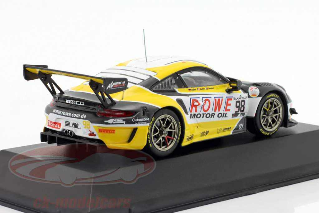 Porsche 911 GT3 R #98 5th 24h Spa 2019 ROWE Racing 1:43 Ixo