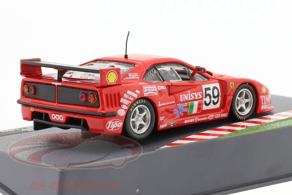 Ferrari F40 GTE #59 24h LeMans 1996 Nappi, Donovan, Ota 1:43 Altaya