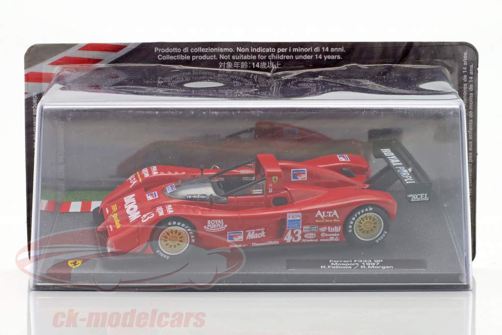 Ferrari F333 SP #43 Winner Mosport 1997 R. Fellows, R. Morgan 1:43 Altaya