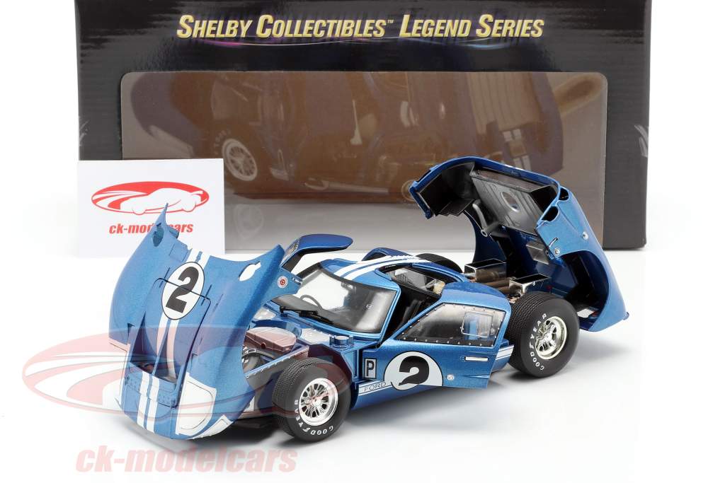 Ford GT40 MK II #2 12h Sebring 1966 1:18 ShelbyCollectibles / 2.Wahl