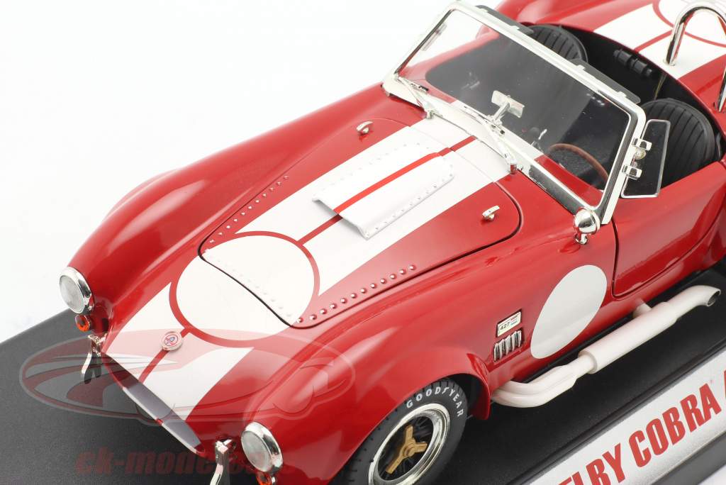 Shelby Cobra 427 S/C Año de construcción 1965 rojo / Blanco 1:18 ShelbyCollectibles / 2da elección
