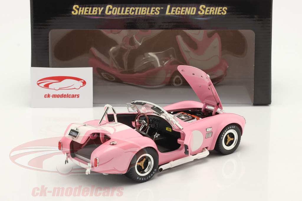 Shelby Cobra 427 S/C Año de construcción 1965 rosado / Blanco 1:18 ShelbyCollectibles / 2da elección