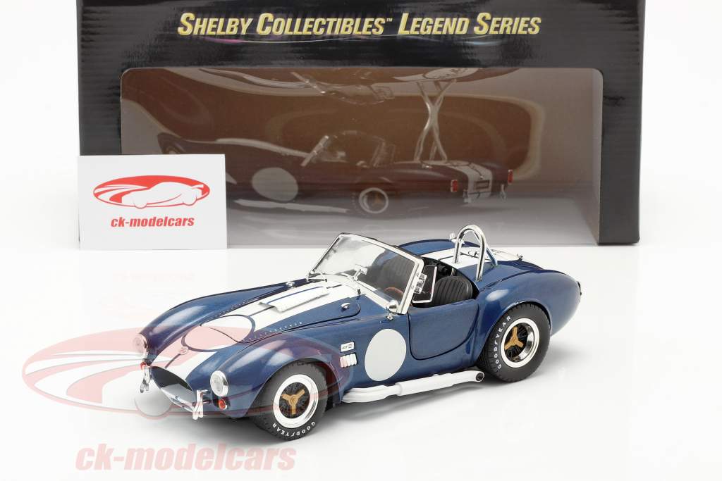 Shelby Cobra 427 S/C Baujahr 1965 blau / weiß 1:18 ShelbyCollectibles / 2.Wahl
