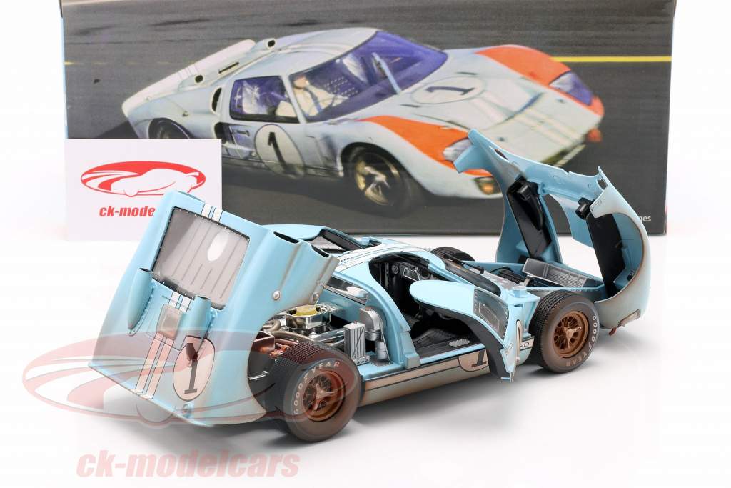 Ford GT40 MK II Dirty Version #1 24h LeMans 1966 1:18 ShelbyCollectibles/ 2. valg