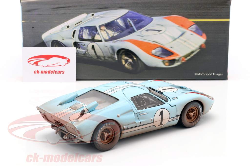 Ford GT40 MK II Dirty Version #1 24h LeMans 1966 1:18 ShelbyCollectibles/ 2nd choice