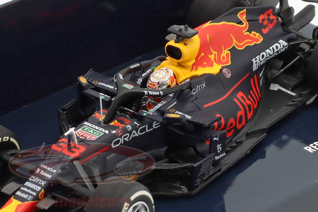 M. Verstappen Red Bull RB16B #33 Sieger Frankreich GP F1 Weltmeister 2021 1:43 Minichamps