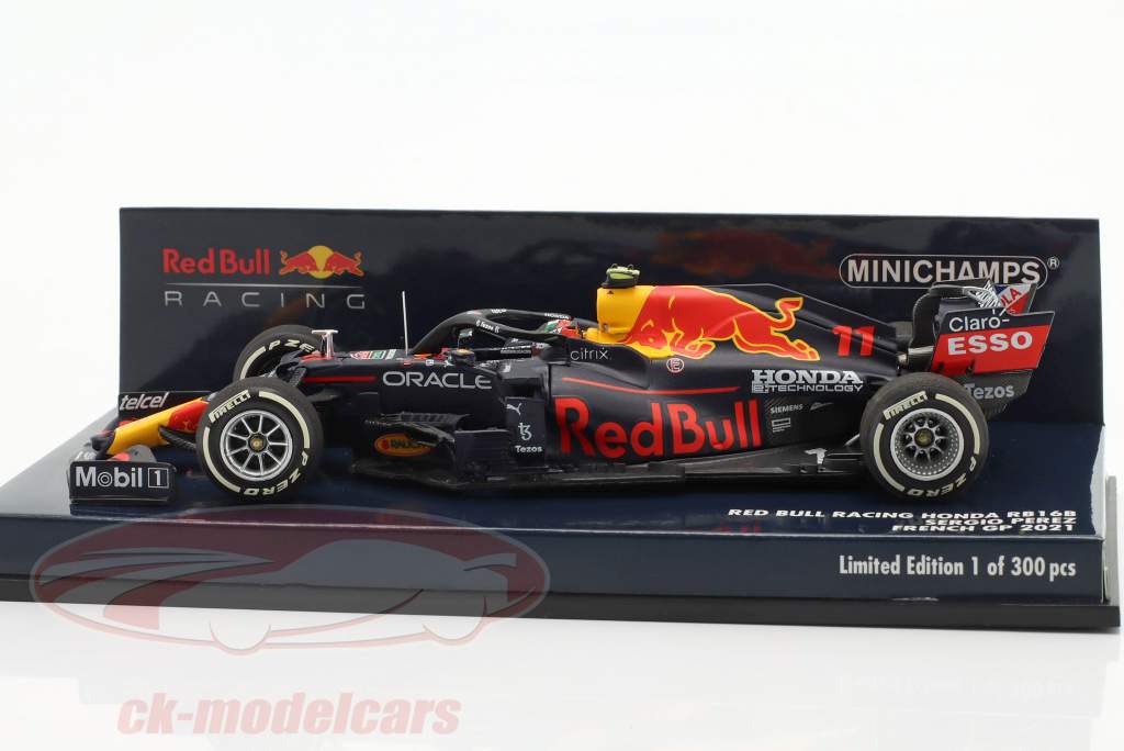 Sergio Perez Red Bull Racing RB16B #11 3rd French GP formula 1 2021 1:43 Minichamps