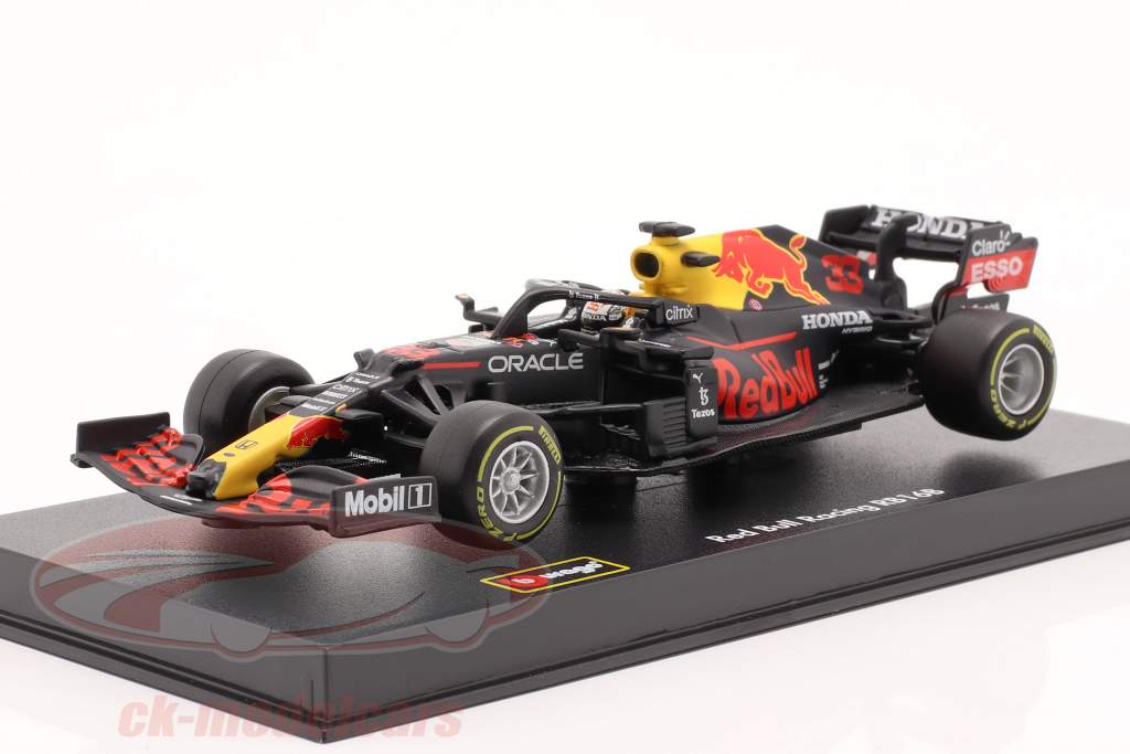 M. Verstappen Red Bull RB16B #33 Abu Dhabi GP fórmula 1 Campeón mundial 2021 1:43 Bburago