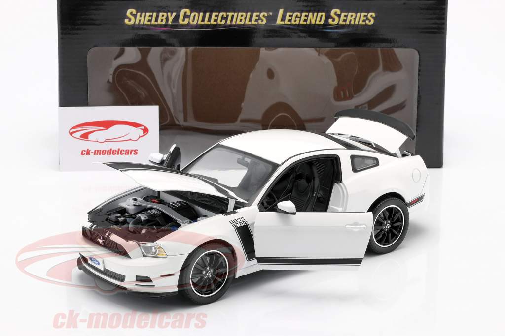 Ford Mustang Boss 302 2013 white / black 1:18 ShelbyCollectibles / 2nd choice