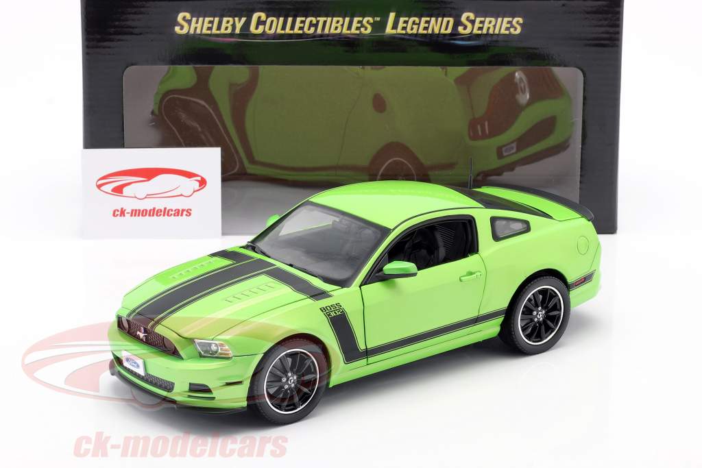 Ford Mustang Boss 302 year 2013 green 1:18 ShelbyCollectibles / 2nd choice