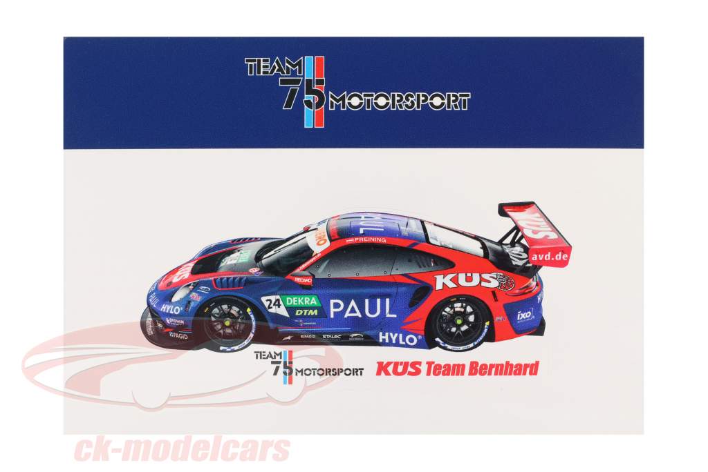 Team75 贴纸 Porsche 911 GT3 R #24 DTM 2022
