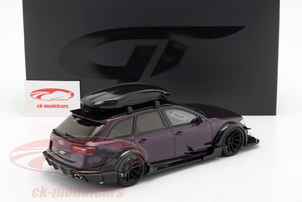 Audi RS 6 Avant (C7) Body Kit 2018 purple 1:18 GT-Spirit