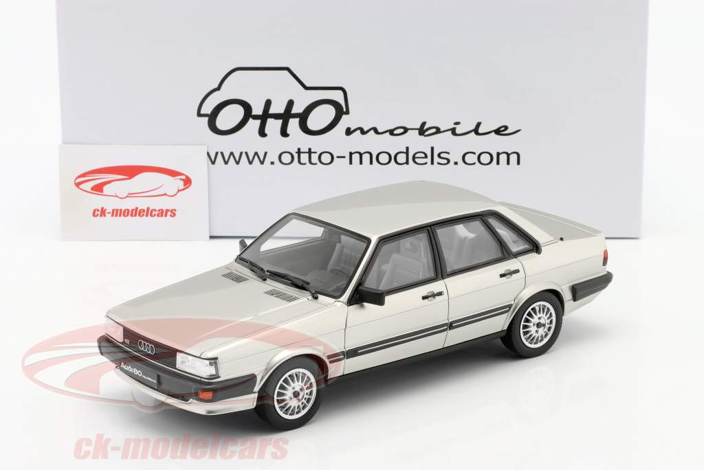 Audi 80 quattro (B2) Byggeår 1983 sølv 1:18 OttOmobile