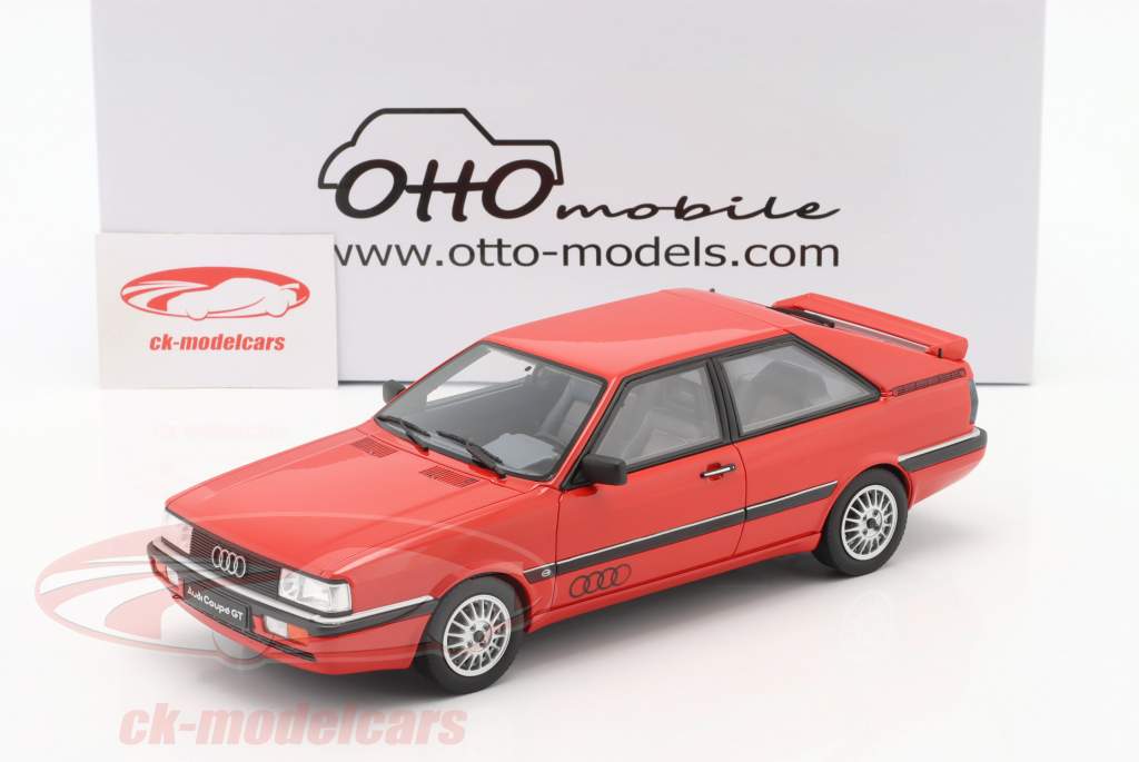 Audi GT Coupe Byggeår 1987 tornado rød 1:18 OttOmobile