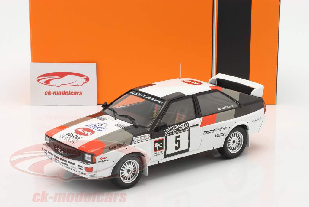 Audi Quattro #5 2 Rallye 1000 Lakes 1982 Blomqvist, Cederberg 1:18 Ixo