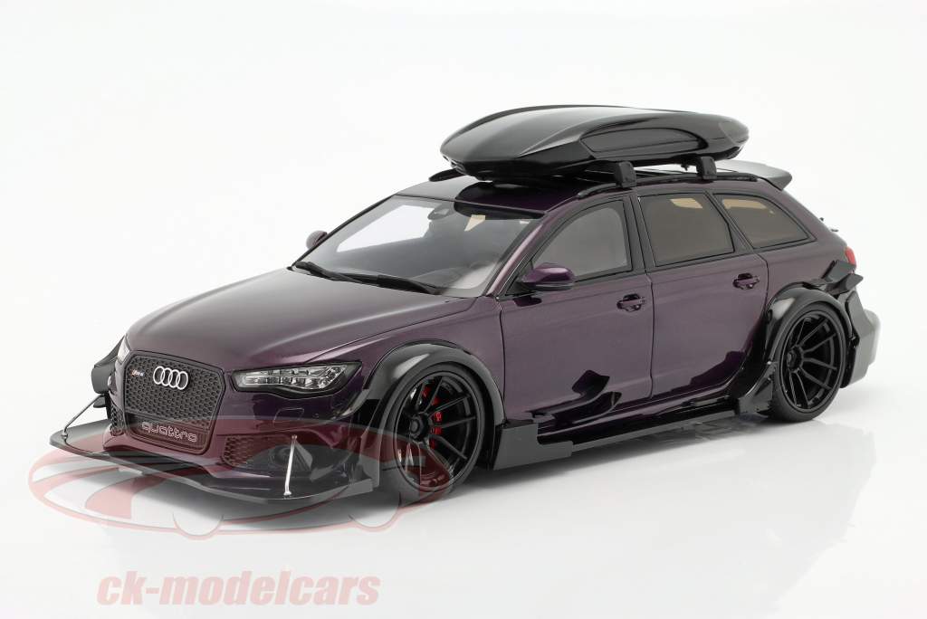Audi RS 6 Avant (C7) Body Kit 2018 violeta 1:18 GT-Spirit