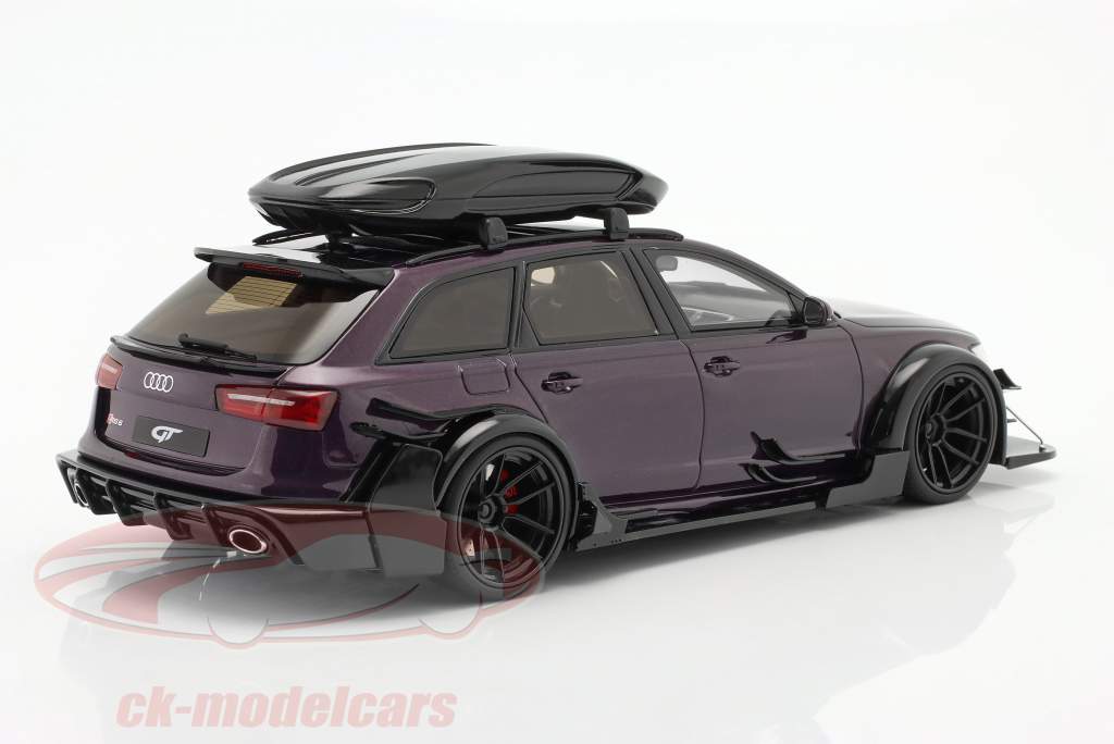 Audi RS 6 Avant (C7) Body Kit 2018 紫色的 1:18 GT-Spirit