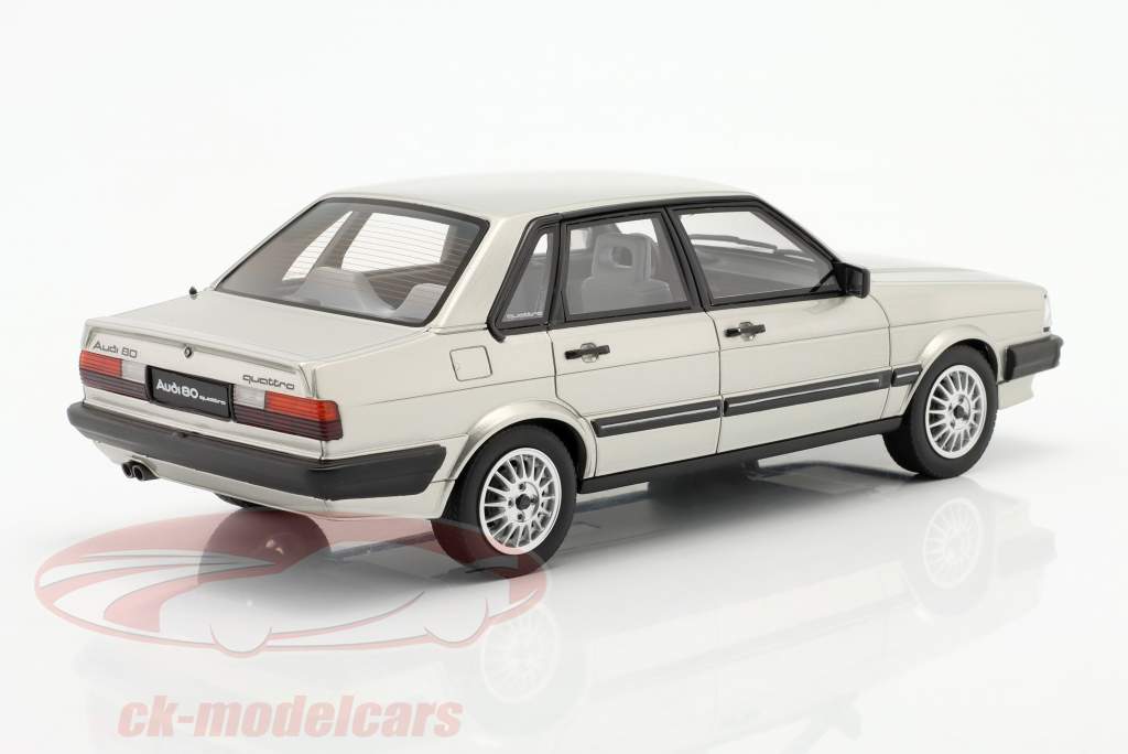 Audi 80 quattro (B2) Año de construcción 1983 plata 1:18 OttOmobile
