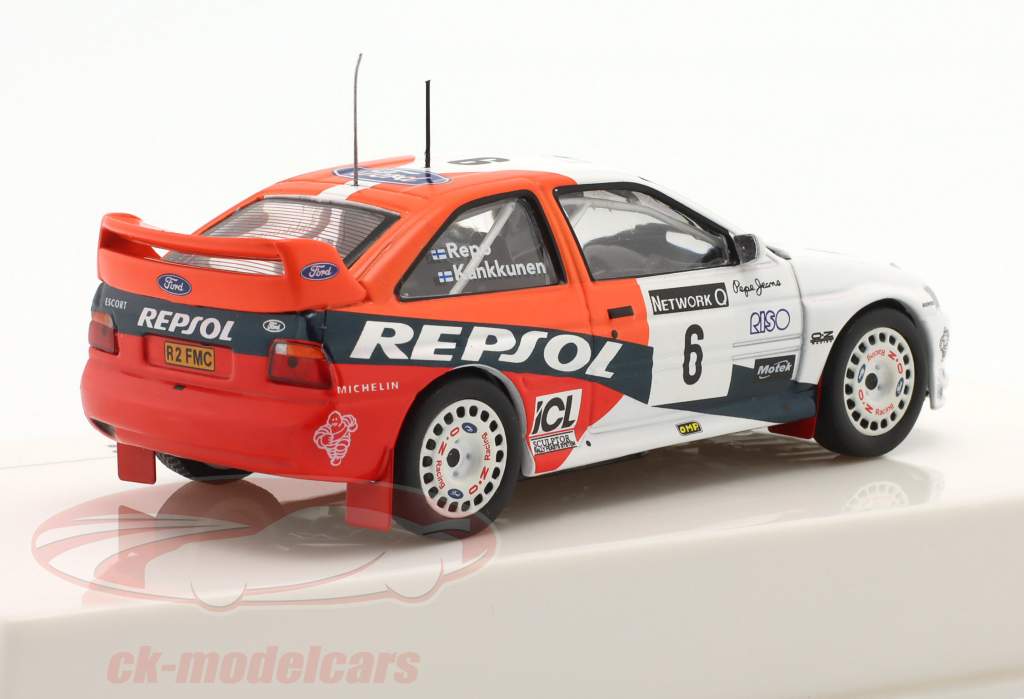 Ford Escort WRC #6 2nd RAC Rallye 1997 Kankkunen, Repo 1:43 Ixo