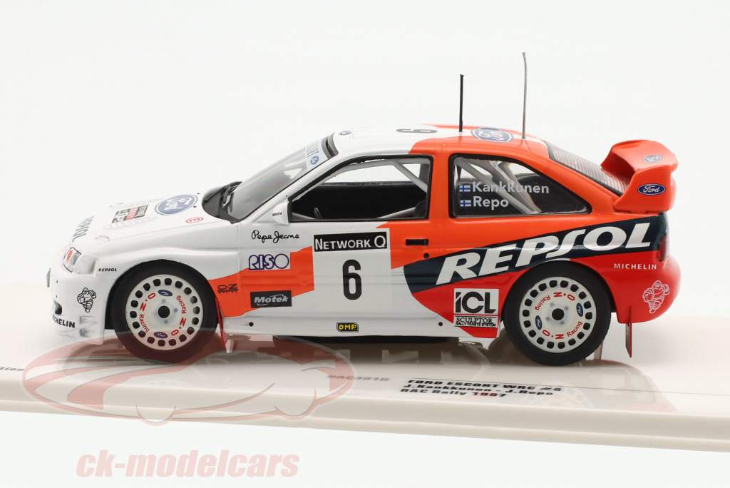 Ford Escort WRC #6 2nd RAC Rallye 1997 Kankkunen, Repo 1:43 Ixo