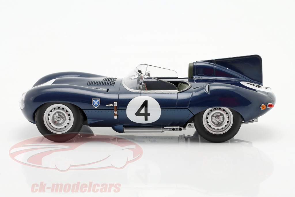 Jaguar D-Type #4 winnaar 24h LeMans 1956 Sanderson, Flockhart 1:18 CMR