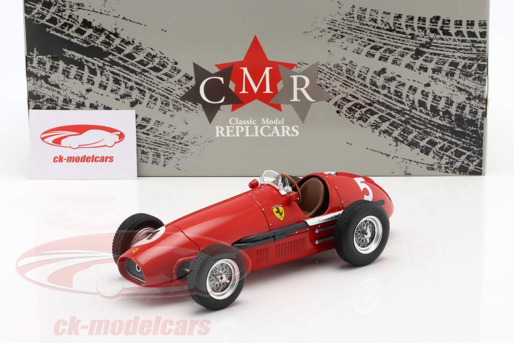 Alberto Ascari Ferrari 500 F2 #5 vencedora Britânico GP Fórmula 1 1953 1:18 CMR
