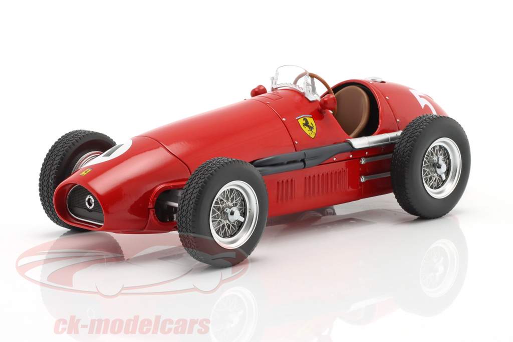 Alberto Ascari Ferrari 500 F2 #5 ganador británico GP fórmula 1 1953 1:18 CMR