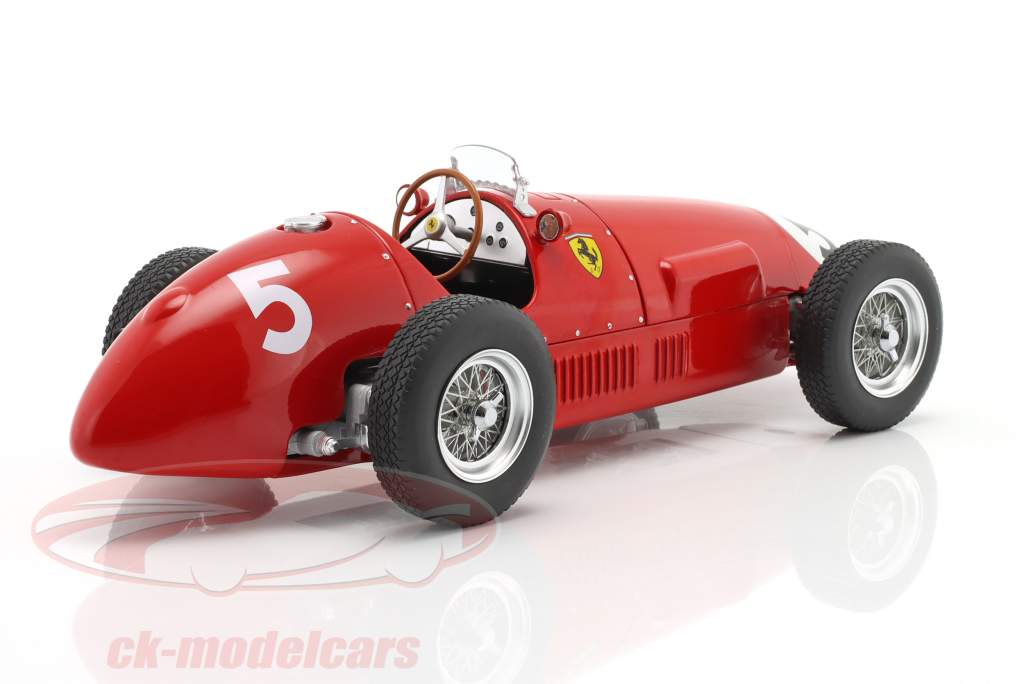 Alberto Ascari Ferrari 500 F2 #5 vencedora Britânico GP Fórmula 1 1953 1:18 CMR