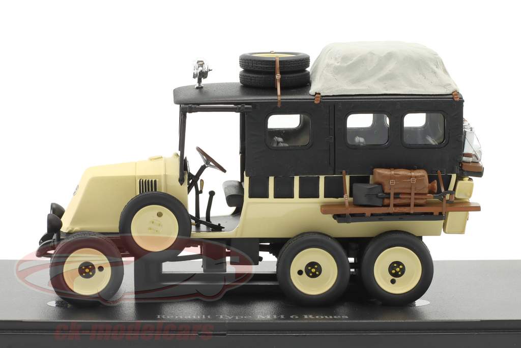 Renault Type MH6 Roues year 1924 ivory / black 1:43 AutoCult