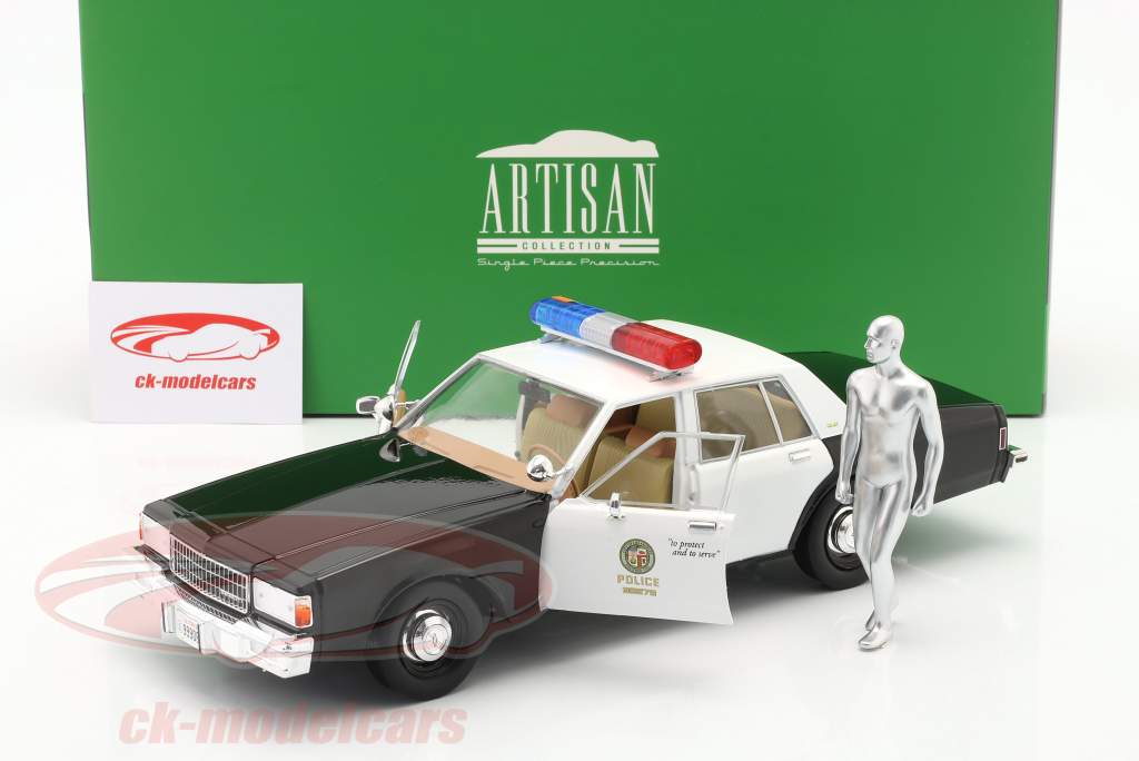 Chevrolet Caprice Police & T-1000 personaje androide Terminator 2 1:18 Greenlight