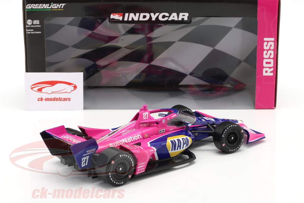 Alexander Rossi Honda #27 IndyCar Series 2022 1:18 Greenlight