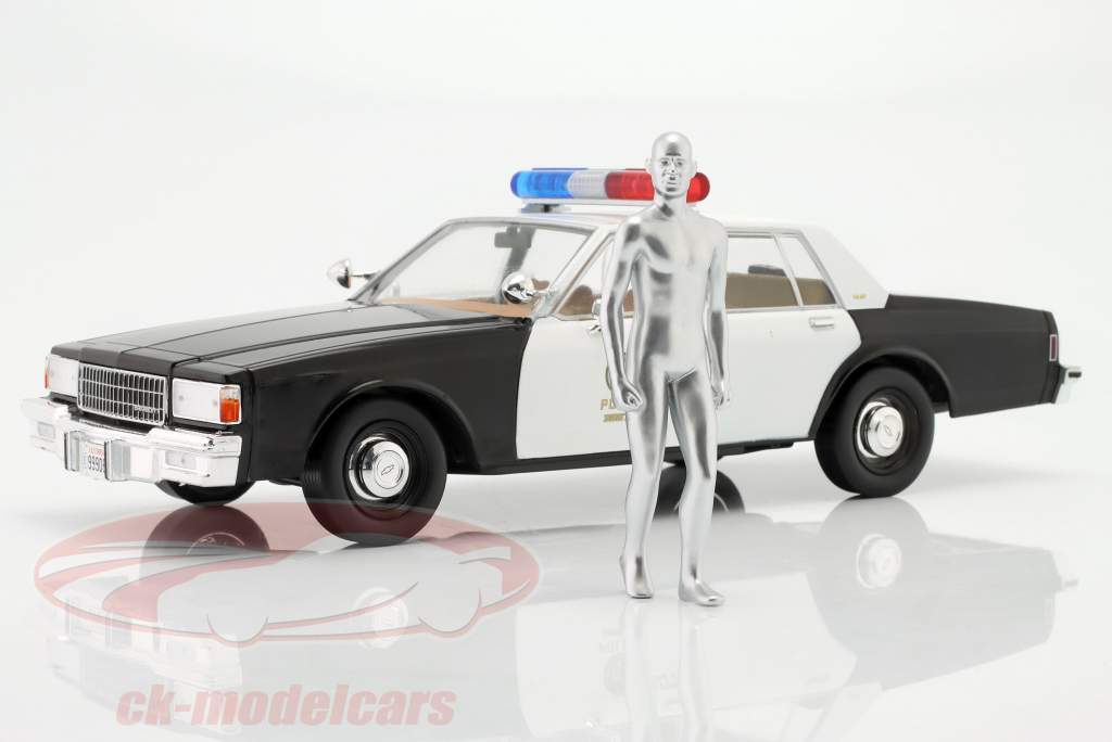 Chevrolet Caprice Police & T-1000 安卓字符 Terminator 2 1:18 Greenlight