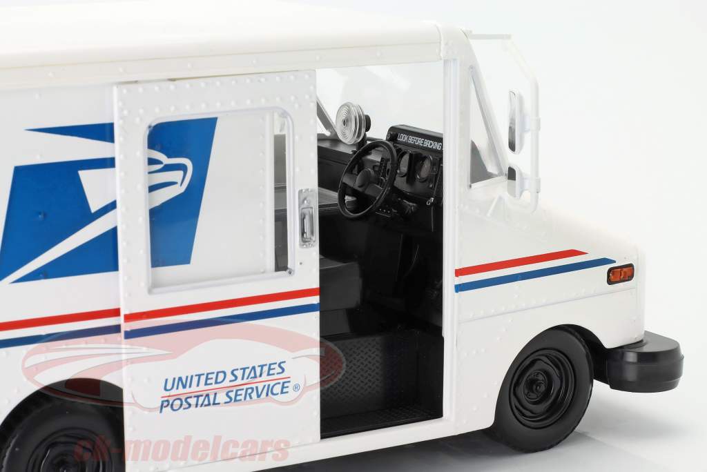 United States Postal Service (USPS) Postfahrzeug (LLV) weiß 1:18 Greenlight