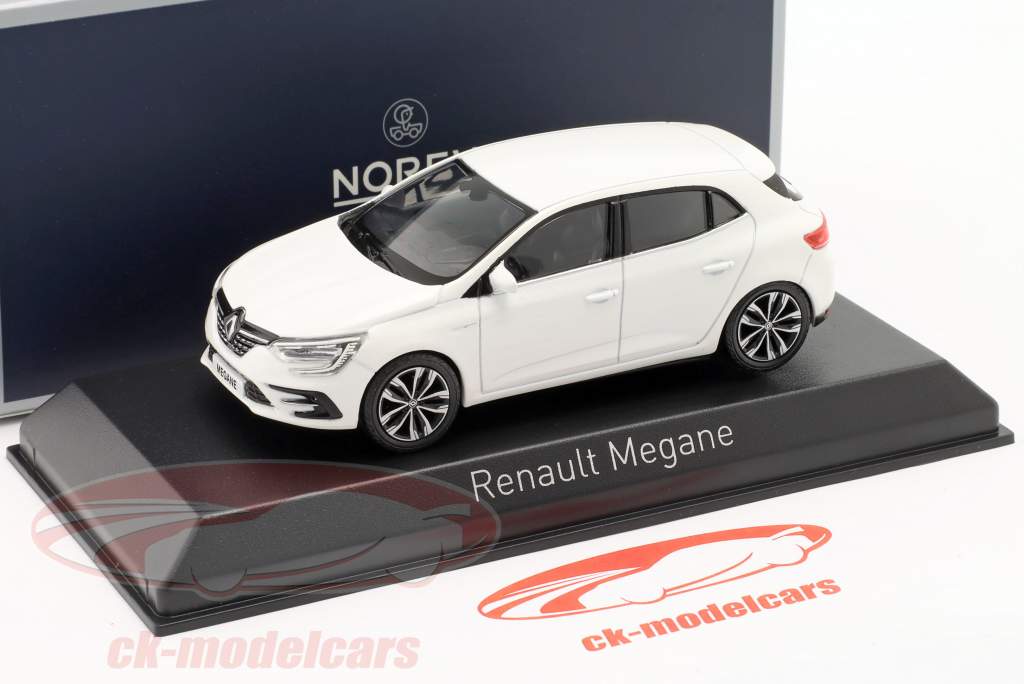 Renault Megane Byggeår 2020 hvid 1:43 Norev