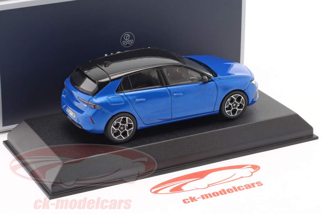 360060 Norev 1:43 Opel Astra Année de construction 2022 bleu métallique / le ...